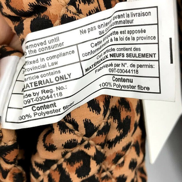 Something Navy Reversible Quilted Jacket Leopard - Picture 9 of 12